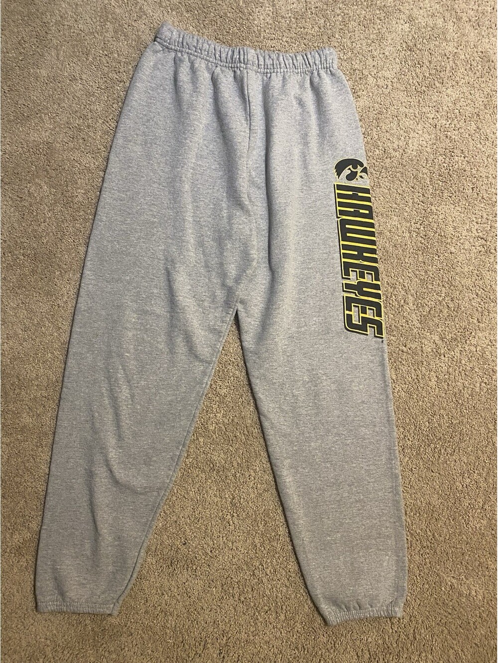 Iowa Hawkeyes Women's Size Medium Gray Sweatpants
